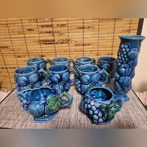 10pc MCM Inarco Blue Mood Indigo Set